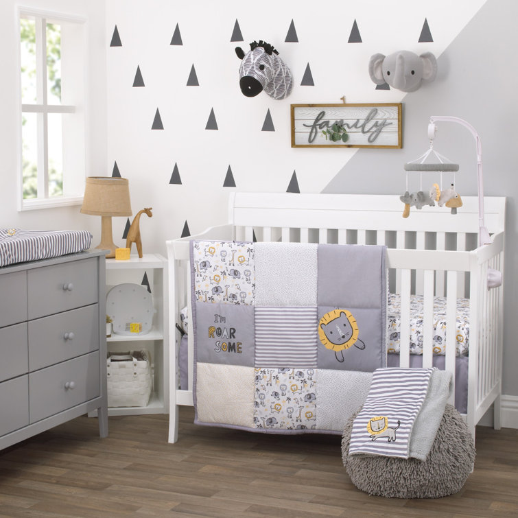 Yellow crib best sale bedding sets